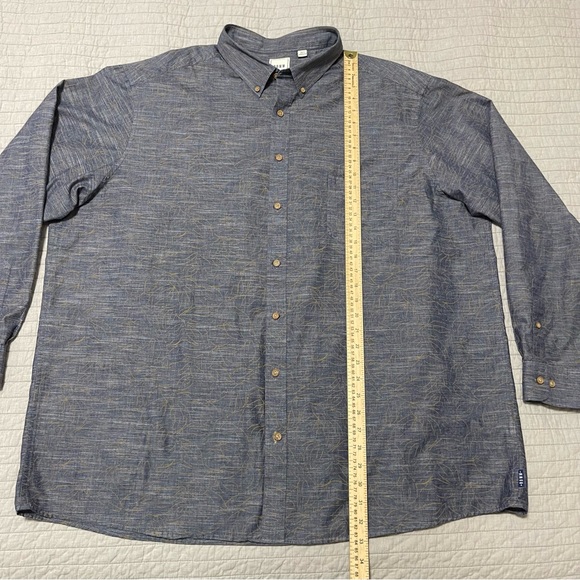 ROWM Men's LS Button Up Shirt-Size 3XT - Picture 4 of 9